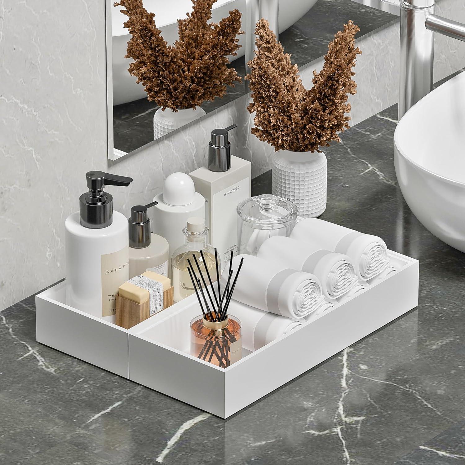 Organizadores de Cajones de Bambú Greatseas - Juego de 2, 38x15x6.4 cm