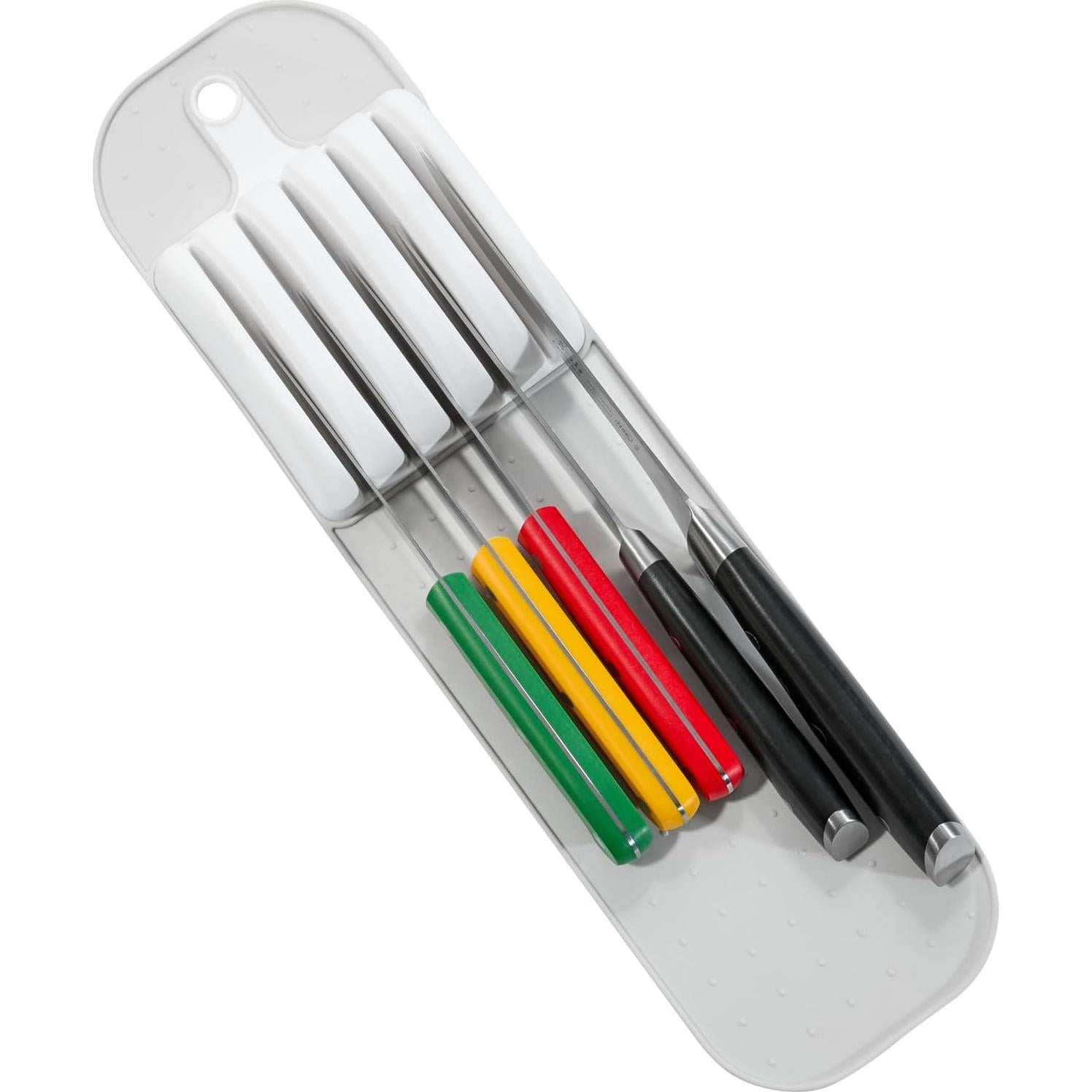 Soporte para Cuchillos Madesmart Clásico 5 Ranuras Blanco