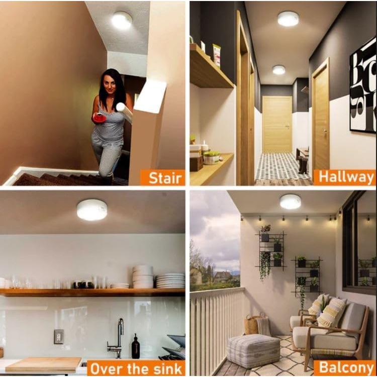 Luz de Techo LED TOOWELL con Sensor de Movimiento 400LM