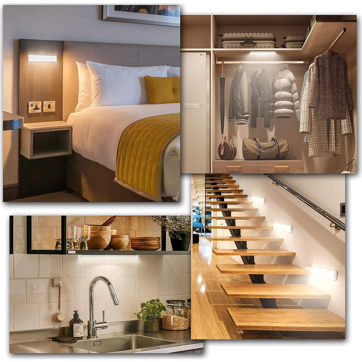 Luz LED con Sensor de Movimiento Lightbiz - 3 Piezas, 24 LEDs