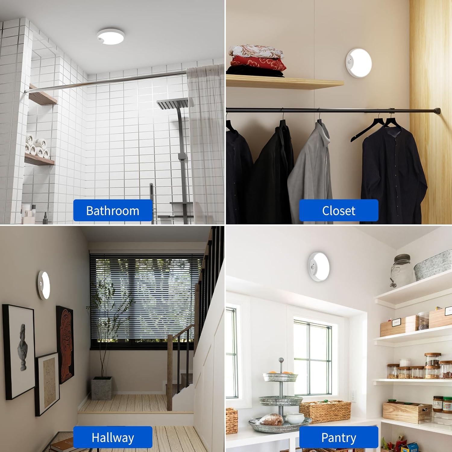 Luz de Techo LED Inalámbrica HM con Sensor de Movimiento 19cm