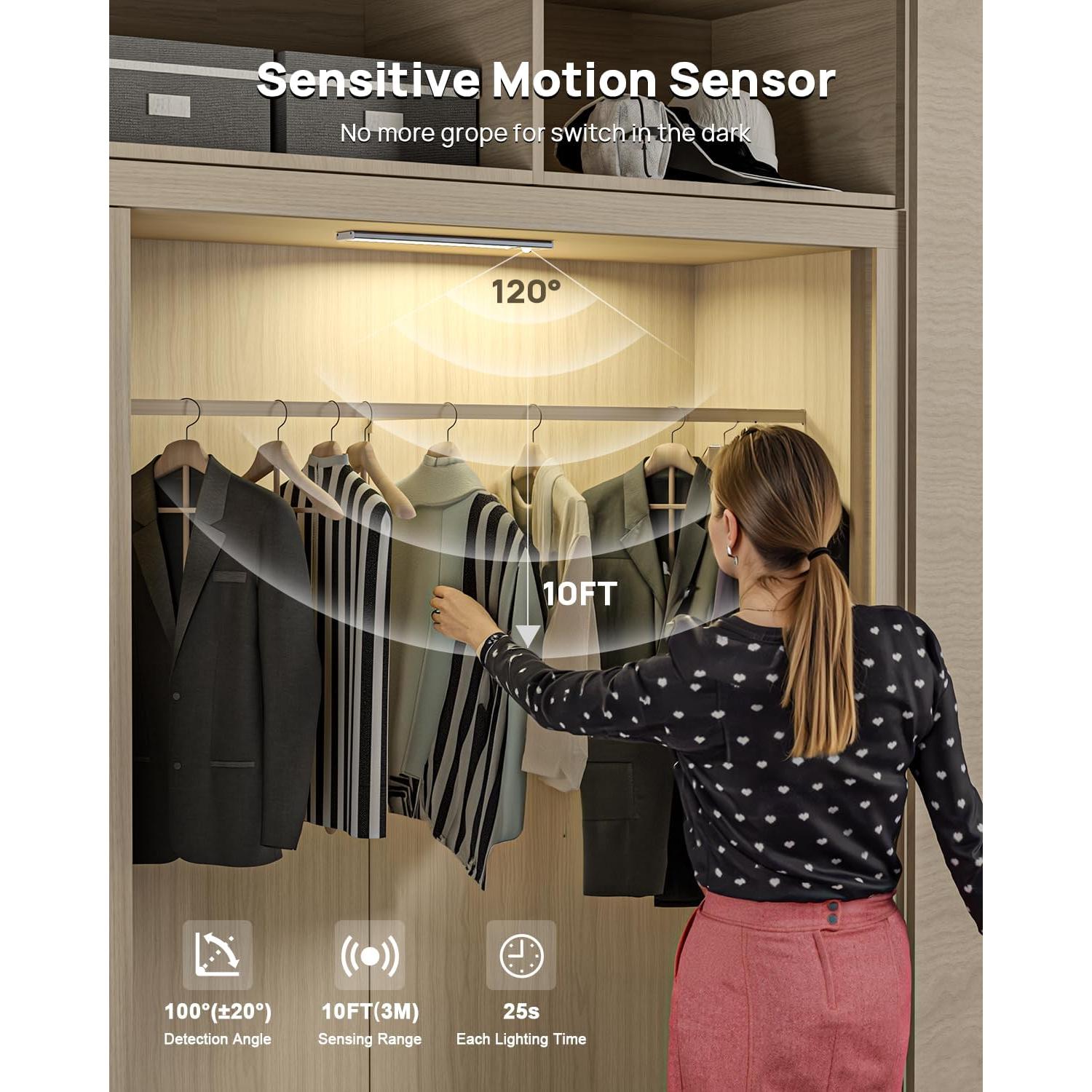 Iluminación Bajo Gabinete LENOMA 30.48cm 350 Lúmenes Control Remoto