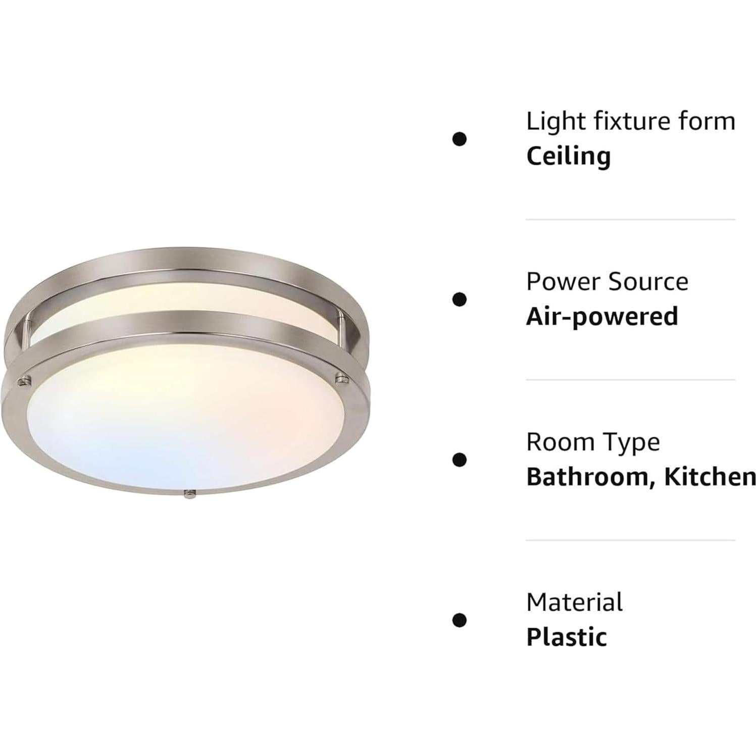 Luz de Techo LED Hykolity 25.4 cm 17W Regulable 1100lm