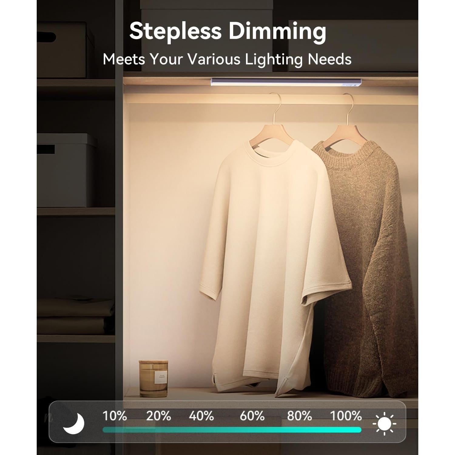 Luz LED Bajo Gabinete DiDiSky 20cm con Sensor de Movimiento