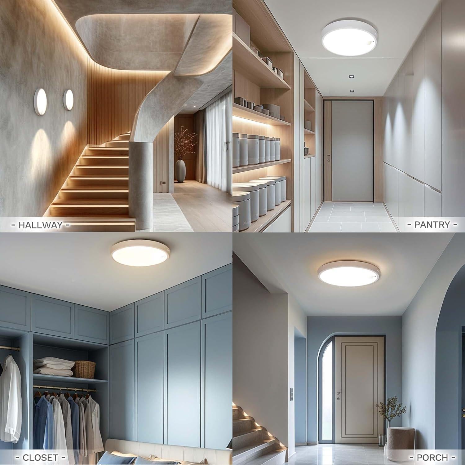 Luz de Techo Recargable CLAKAP con Sensor de Movimiento 700 Lúmenes