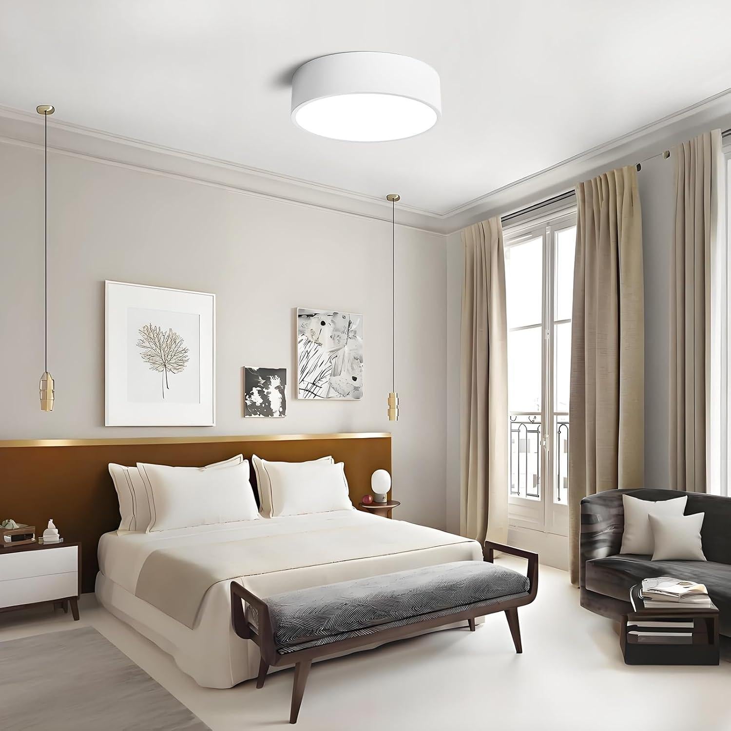 Luz de Techo LED Regulable TYNCEAOL 30 cm Blanca 5CCT