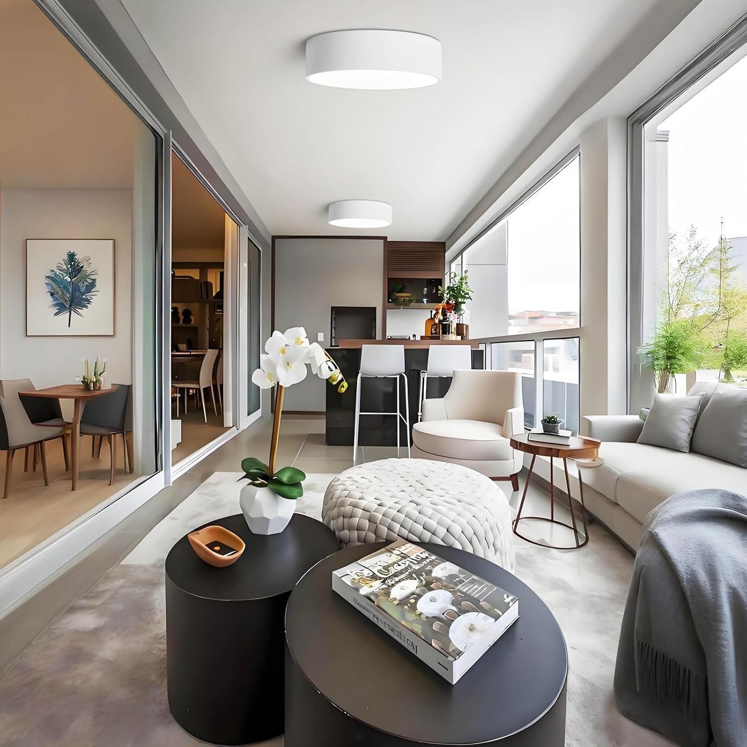 Luz de Techo LED Regulable TYNCEAOL 30 cm Blanca 5CCT