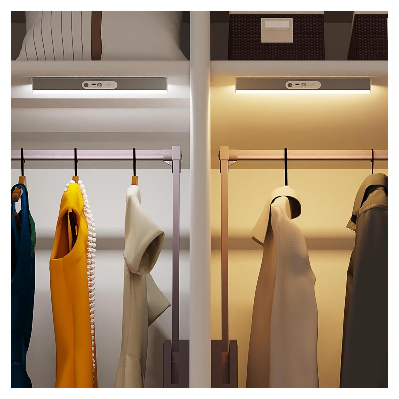 Luces LED Bajo Gabinete MEKKLEON 30cm Inalámbricas con Control Remoto