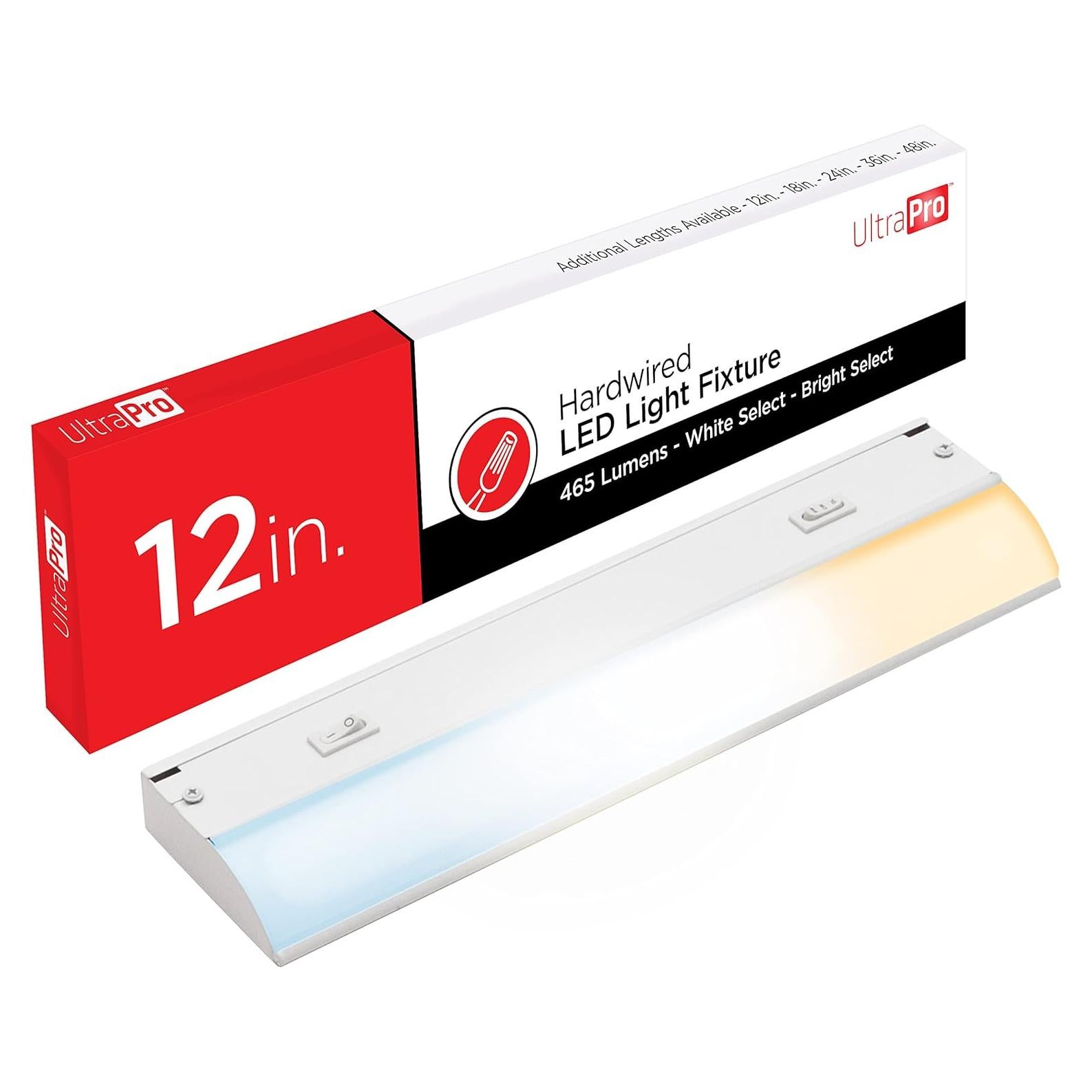 UltraPro Foco LED 30.48 cm Cableado Bajo Mostrador 3 Colores