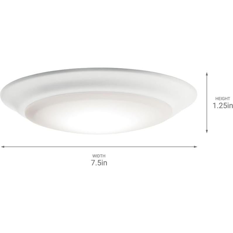 Downlight LED Kichler 43846WHLED30 19.05 cm Regulable 3000K