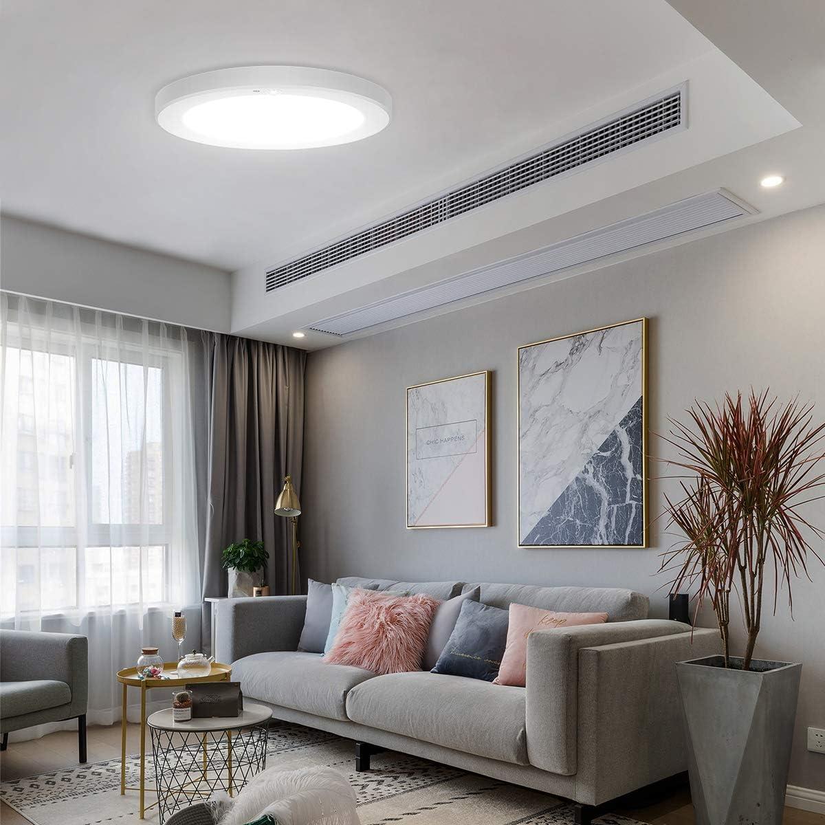 Luz de Techo LED S NMT 15W con Sensor de Movimiento 1500LM