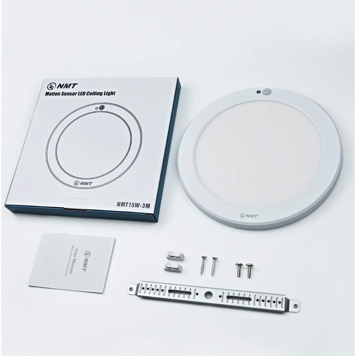 Luz de Techo LED S NMT 15W con Sensor de Movimiento 1500LM
