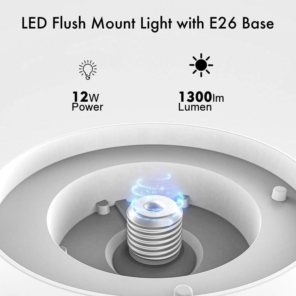 Luz de Techo LED Lightdot 12W 1300lm 4000K con Cadena de Tirar