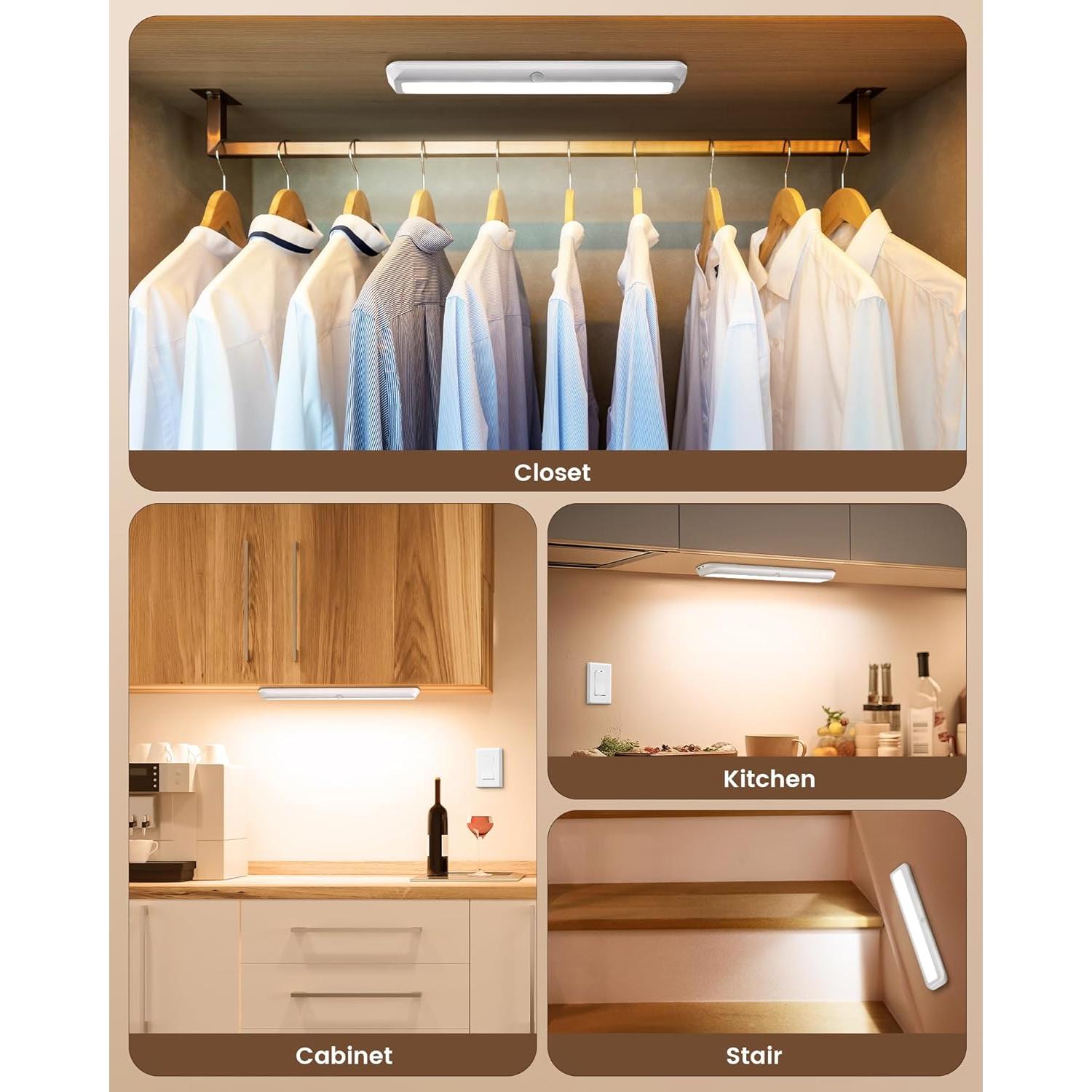 Luz Bajo Gabinete Recargable SURAIELEC 3500mAh LED 6500K