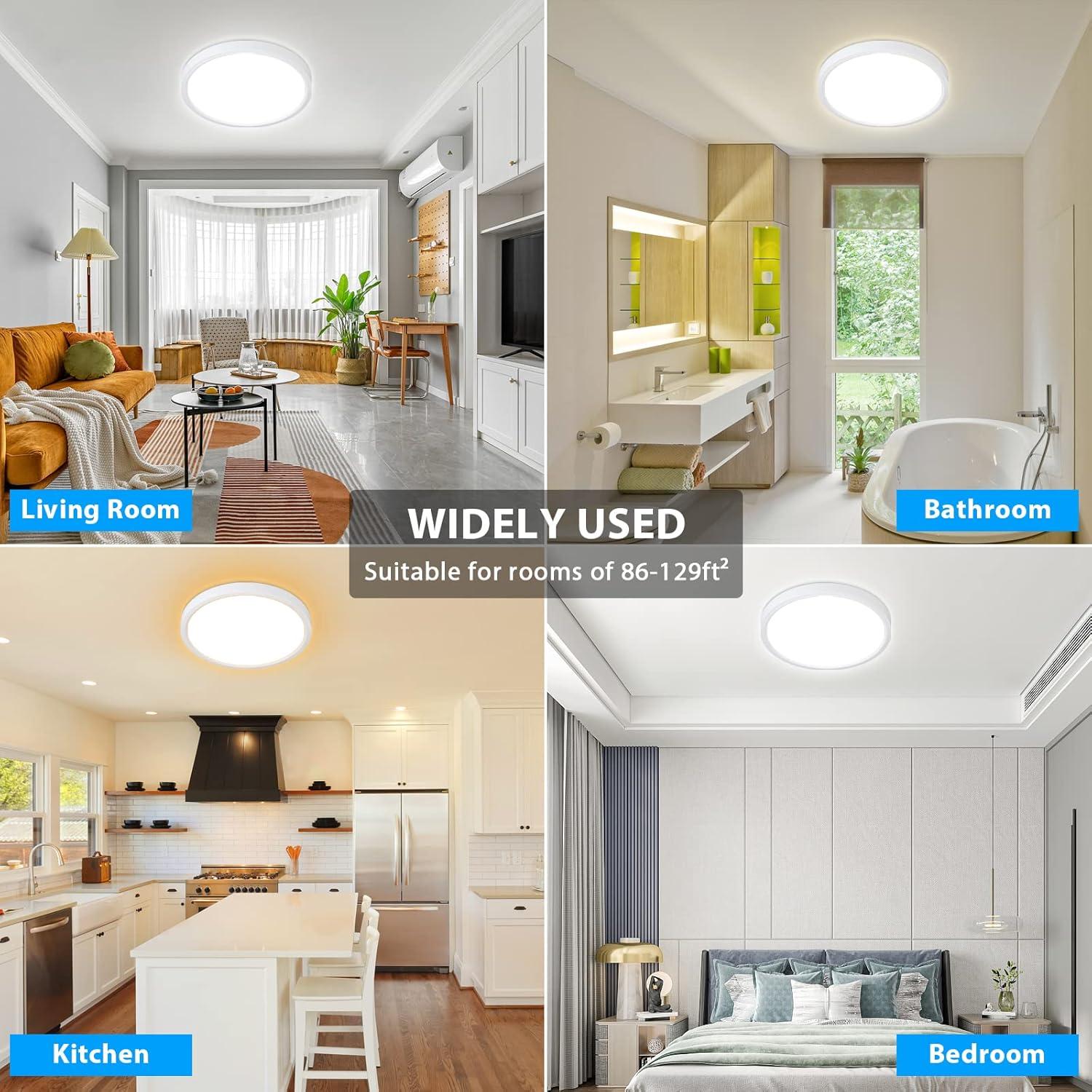 Luz de Techo Dimmable Unicozin 22cm 18W Control Remoto 3000K-6000K