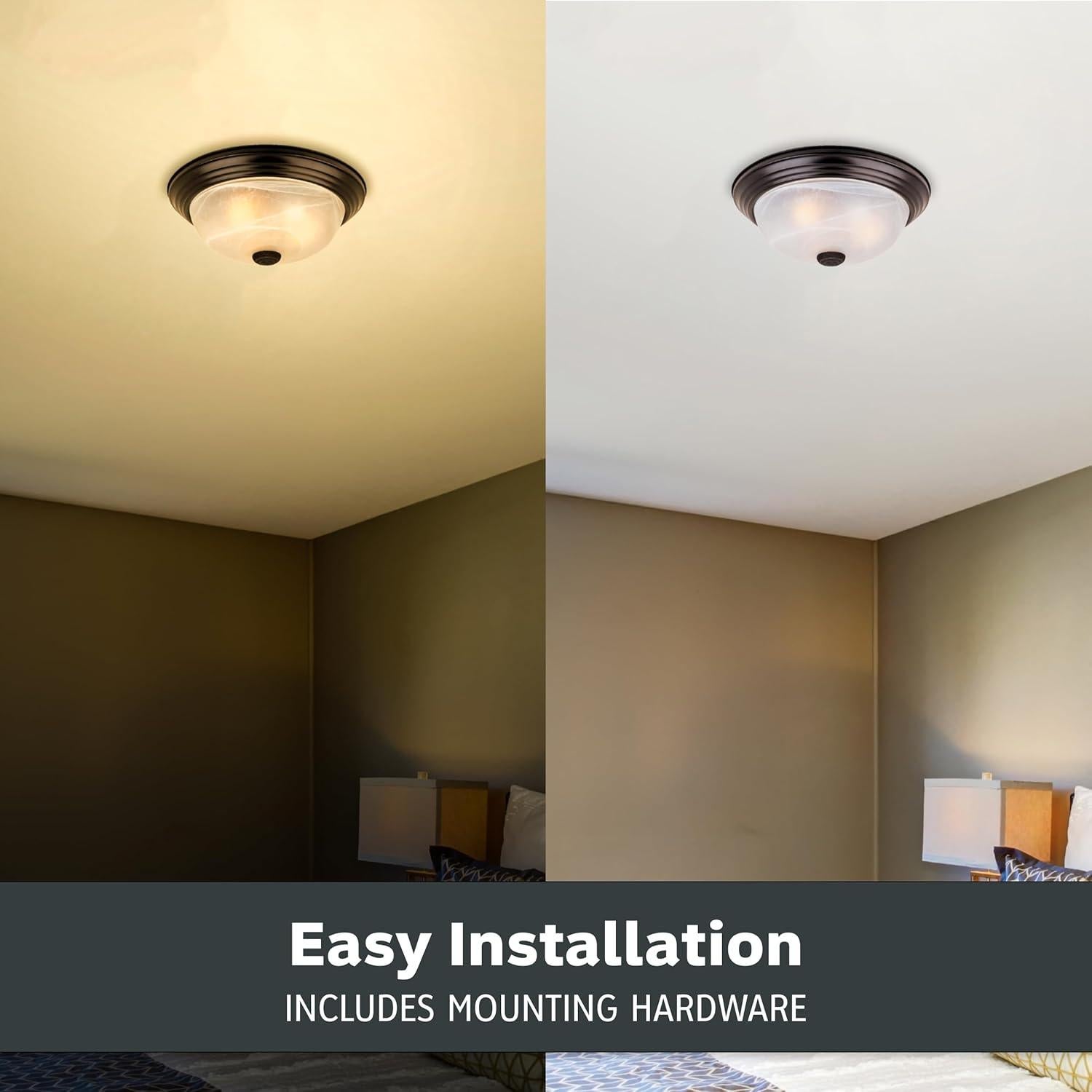 Lámpara de Techo Diseño Moderno 28 cm Bronce Aceitado