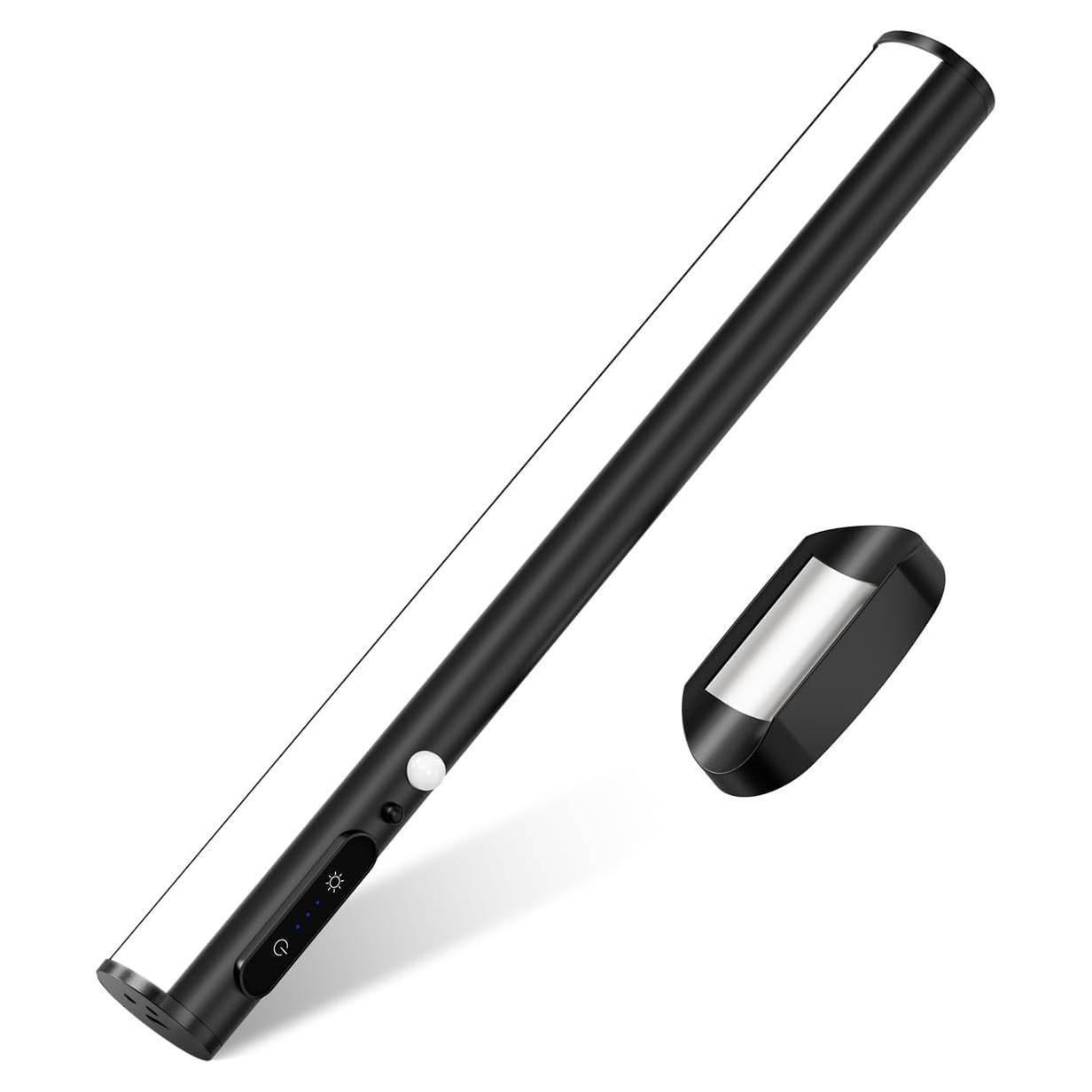 Barra de Luz LED Recargable con Sensor de Movimiento - Negro