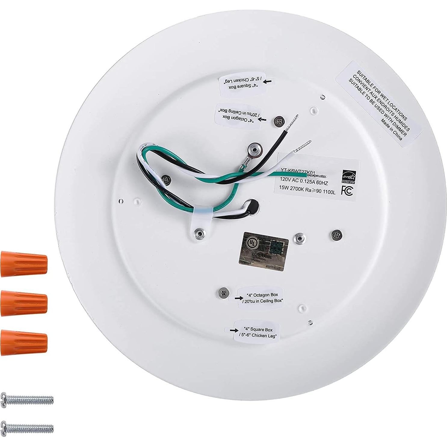 Luminaria de Techo LED Lunabode 16.5W 2700K Blanca Cálida