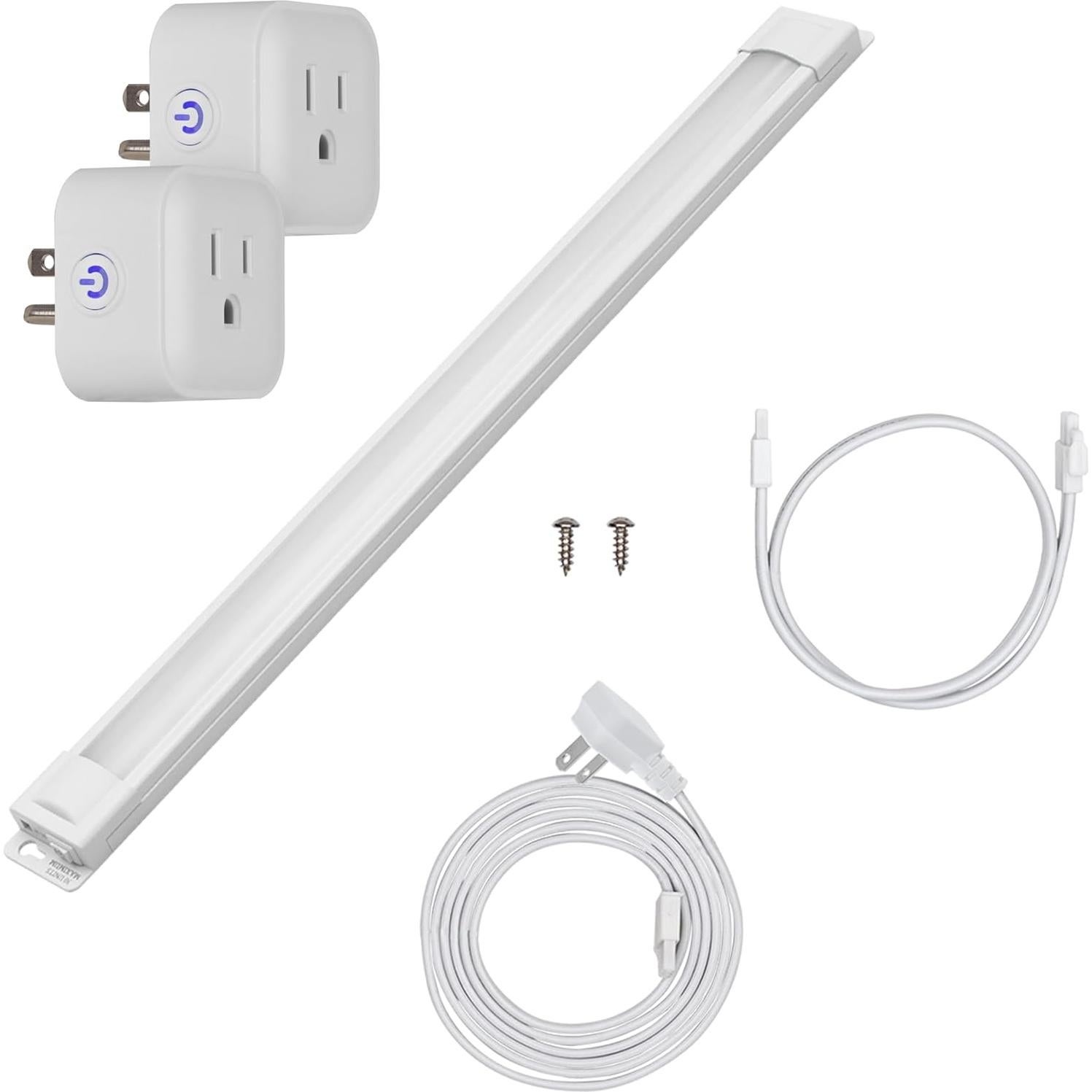 Luz Bajo Gabinete LED UltraPro 24" Enchufable Blanco Cálido