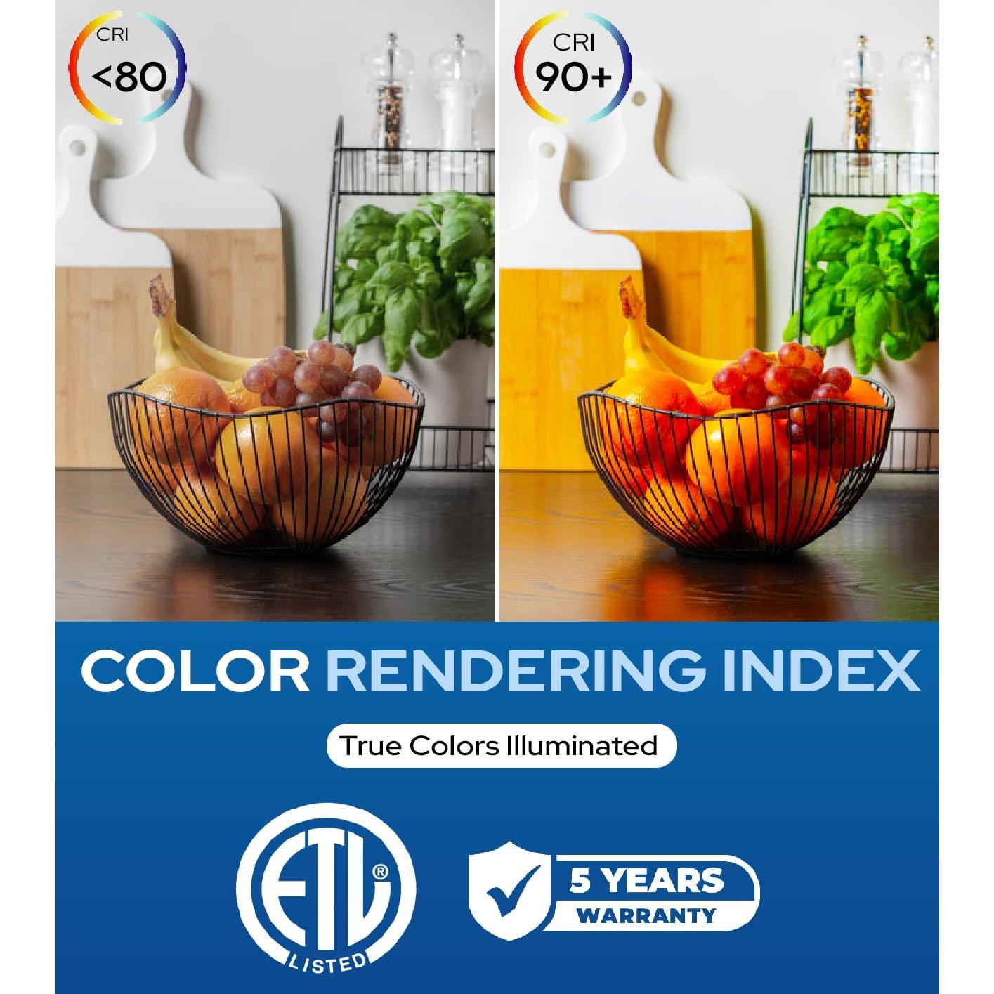 Luces LED de Gabinete HARRRRD 61x10.16cm Regulables 3000K/4000K