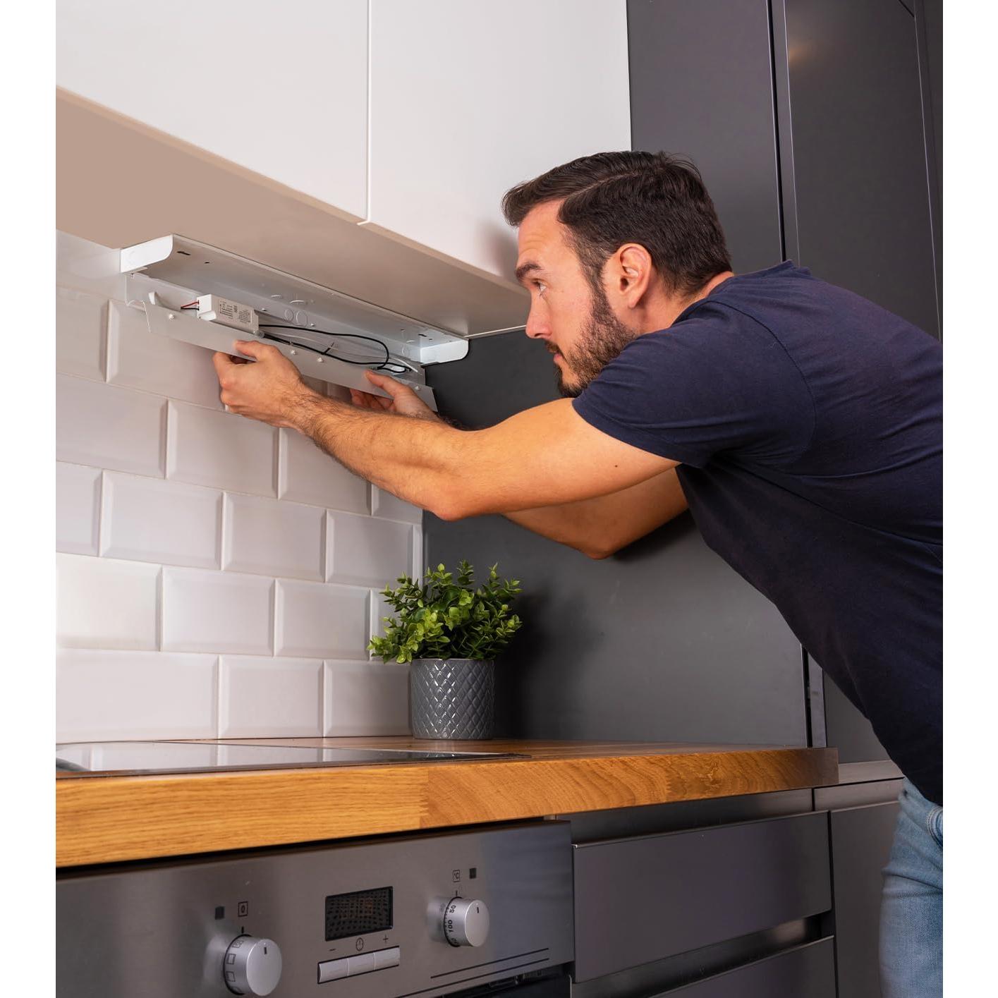 Luces LED de Gabinete HARRRRD 61x10.16cm Regulables 3000K/4000K