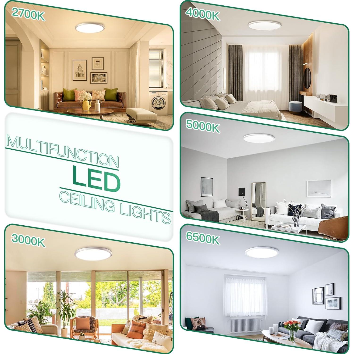 Lámpara de Techo LED Brightever 30.48 cm 24W 5CCT Regulable