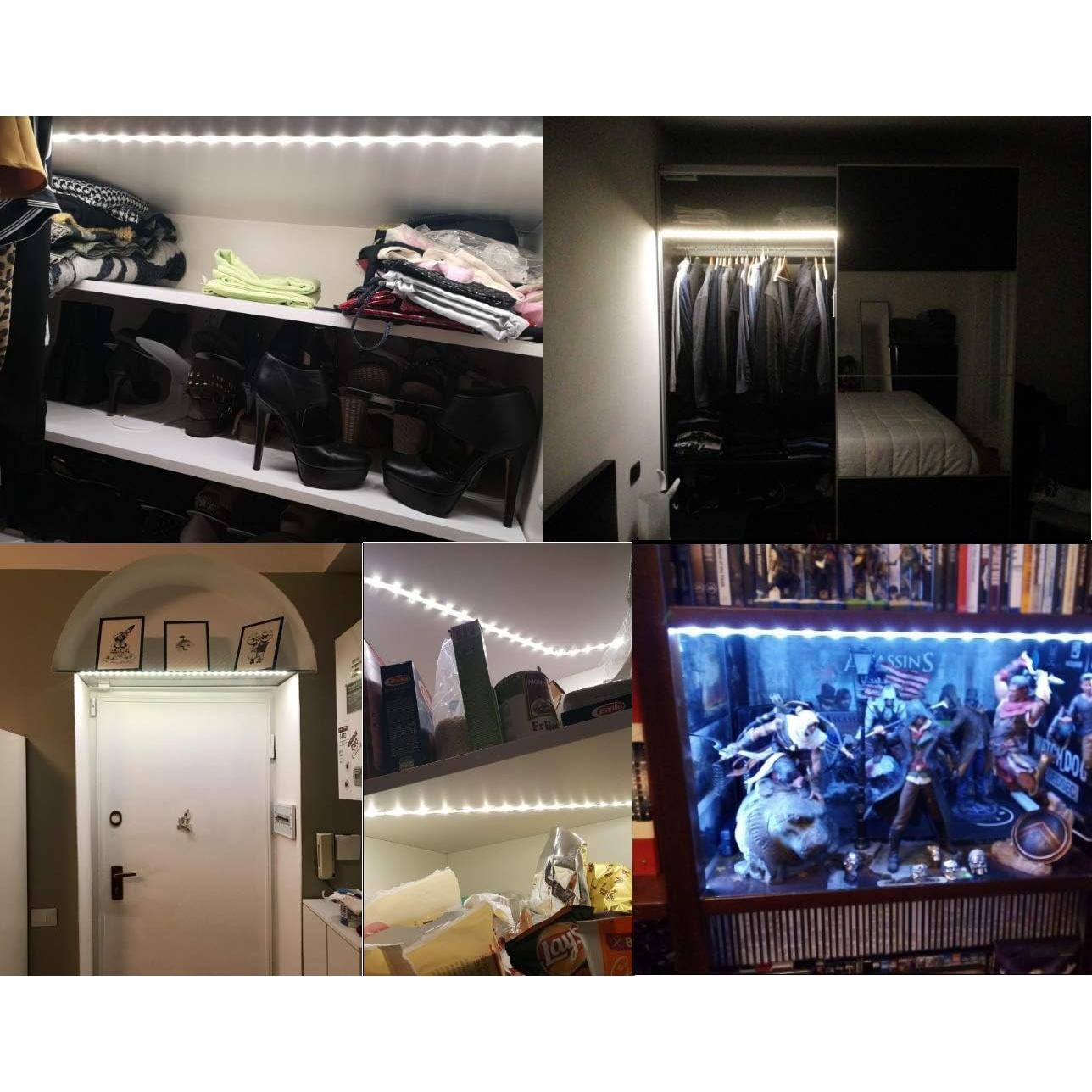 Luz de Armario KUCAM 1M con Sensor de Movimiento 6000K