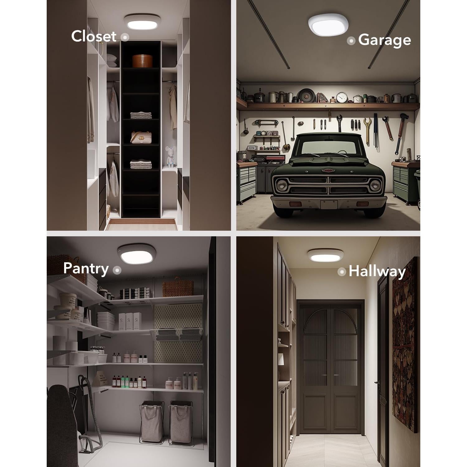 Luz de Techo Recargable Tedmos IP54 con Sensor de Movimiento