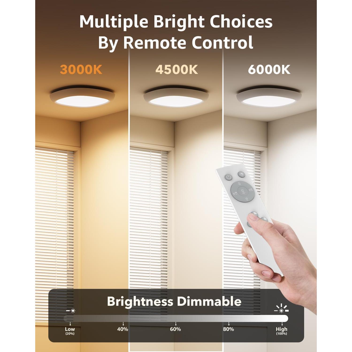 Luz de Techo Recargable Tedmos IP54 con Sensor de Movimiento