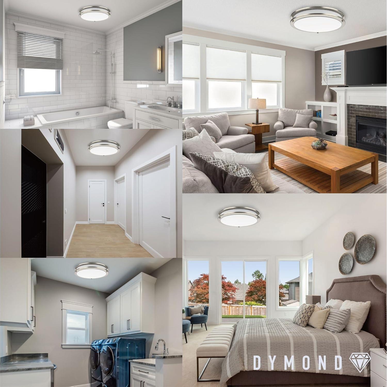 Luz de Techo LED DYMOND 35.56 cm Regulable 5 Temperaturas