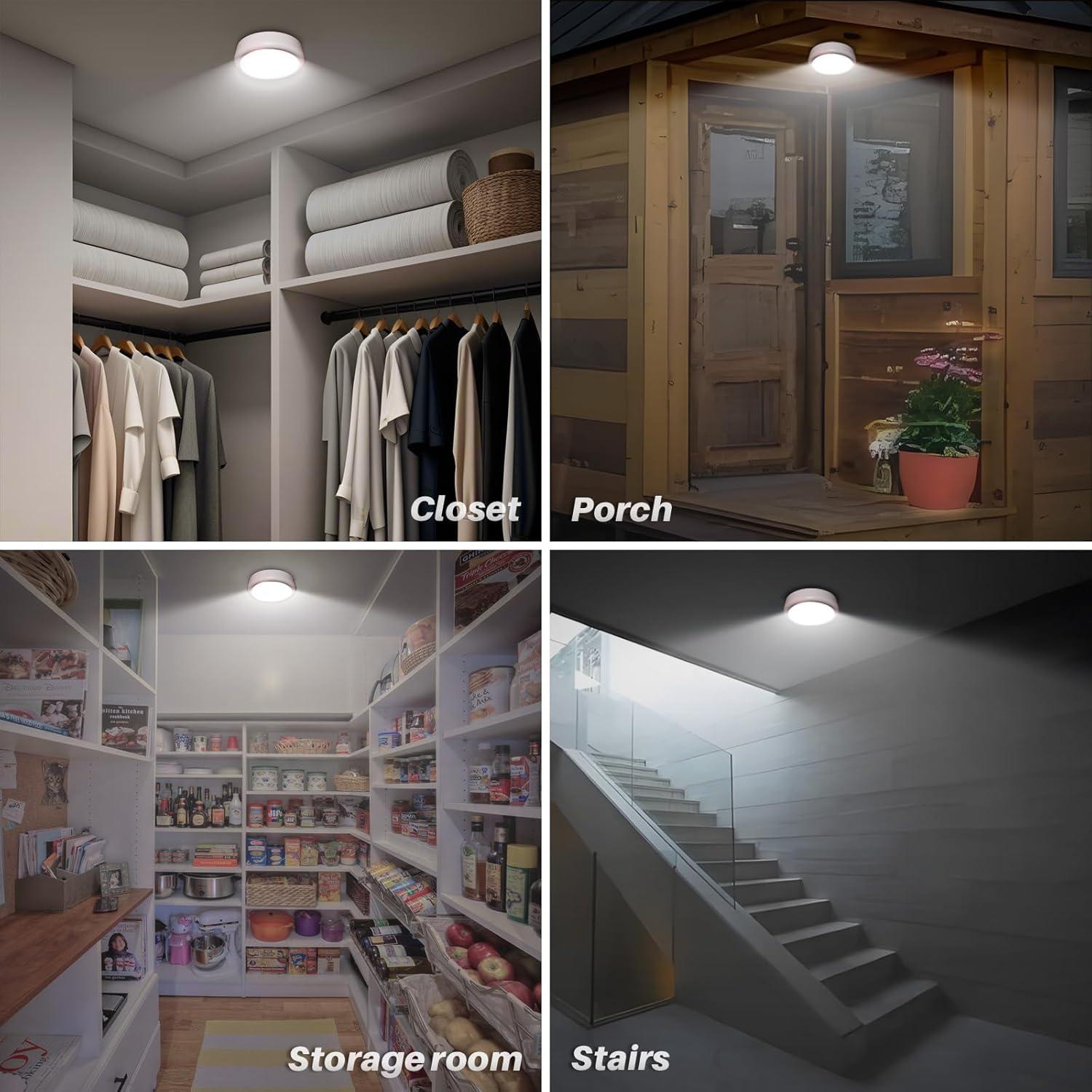 Luz de Techo LED con Sensor de Movimiento STAR-SPANGLED 16 cm