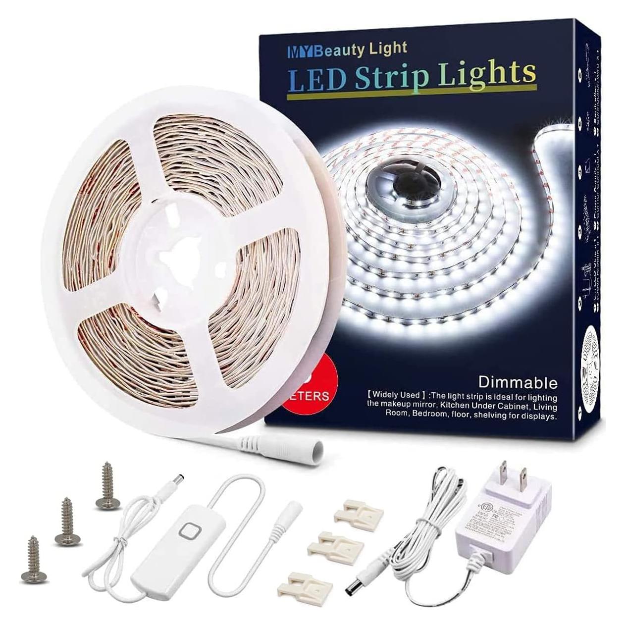 Tira de Luz LED Regulable MY BEAUTY LIGHT 5m Blanca 12V
