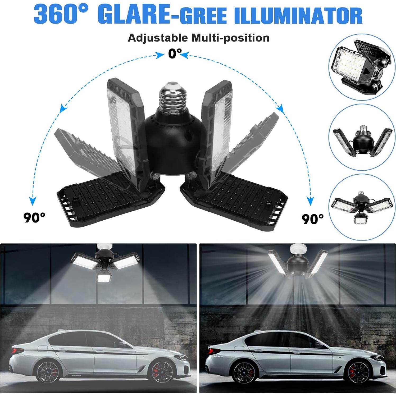 Bombilla LED Aoretic 80W 8000LM 6500K 4 Paquetes