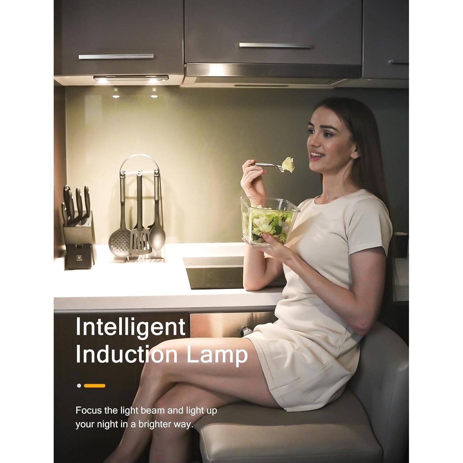 Luces LED Inalámbricas YIGER 10in con Sensor de Movimiento