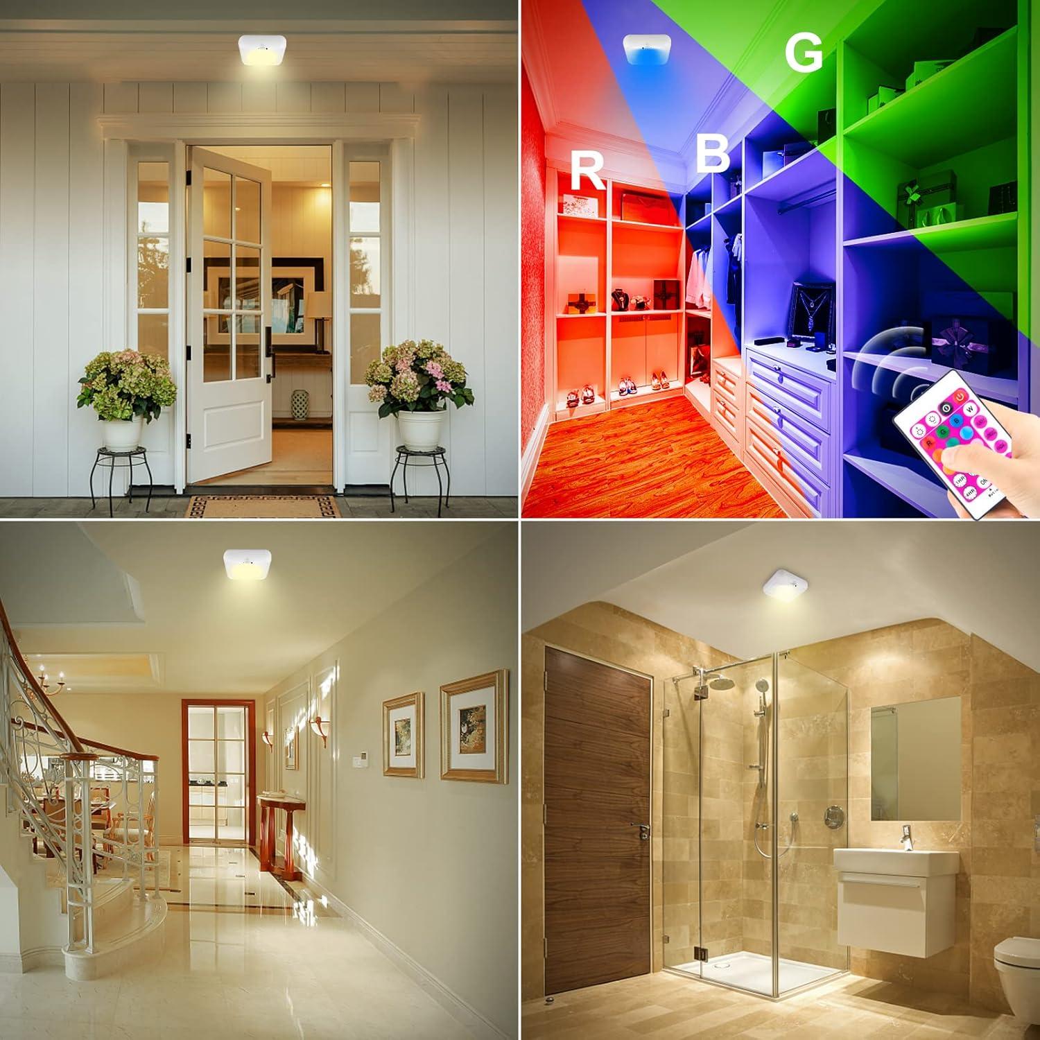 Luz LED con Sensor de Movimiento BIGMONAT 250 Lúmenes RGB