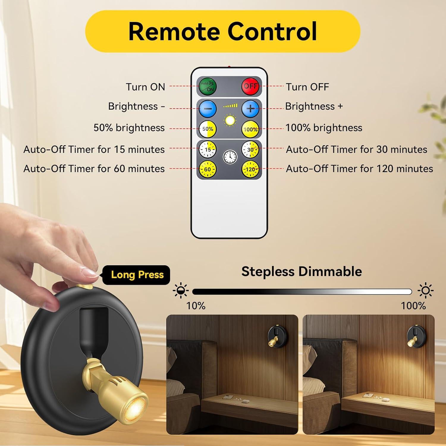 Foco LED Recargable Inalámbrico Ler0ktr SL-BG-22 5000mAh