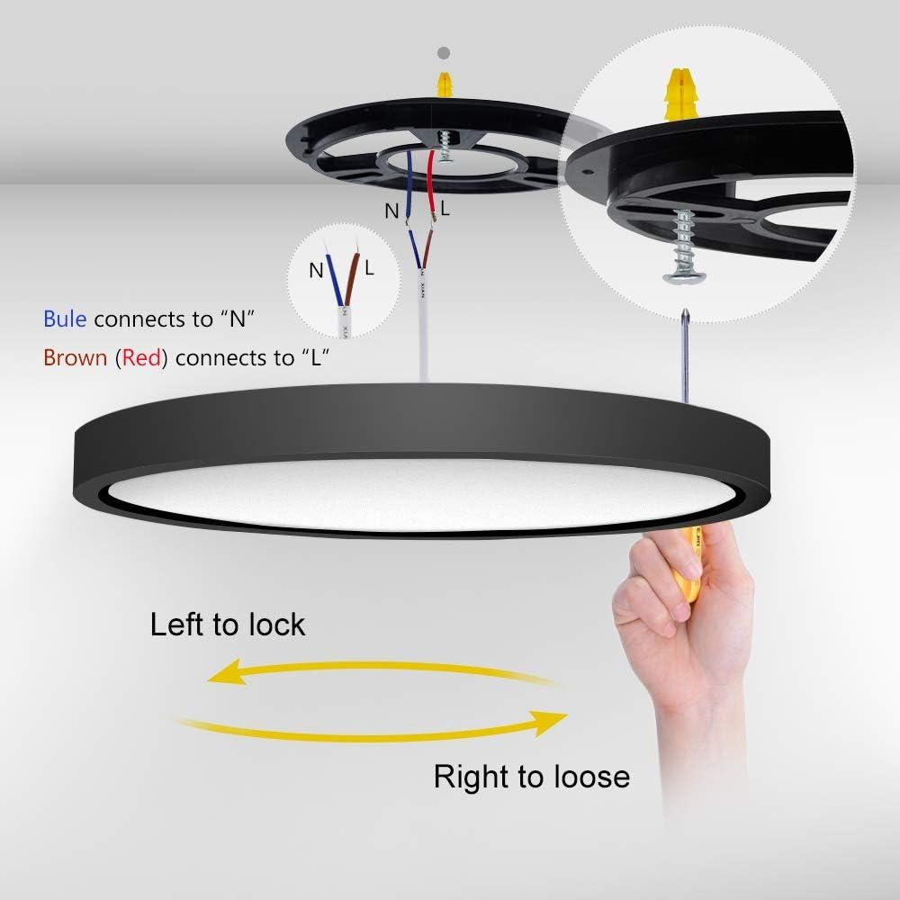 Luz de Techo LED Jiasi 30 cm 24W Blanco Diurno 3200LM