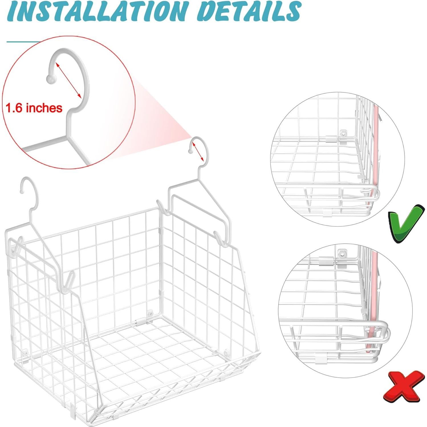 Organizador de Closet Plegable X-cosrack 3 Niveles Blanco