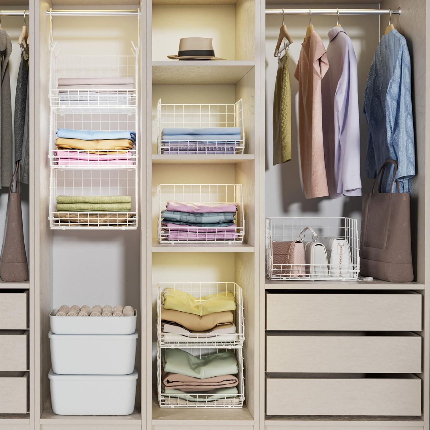 Organizador de Closet Plegable X-cosrack 3 Niveles Blanco