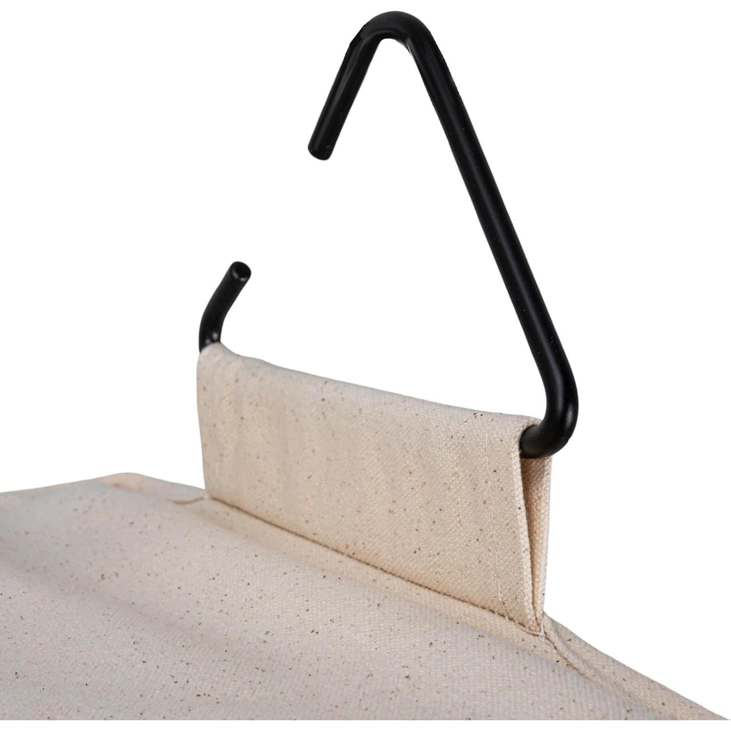 Organizador de Closet Colgante Household Essentials 3 Estantes Algodón