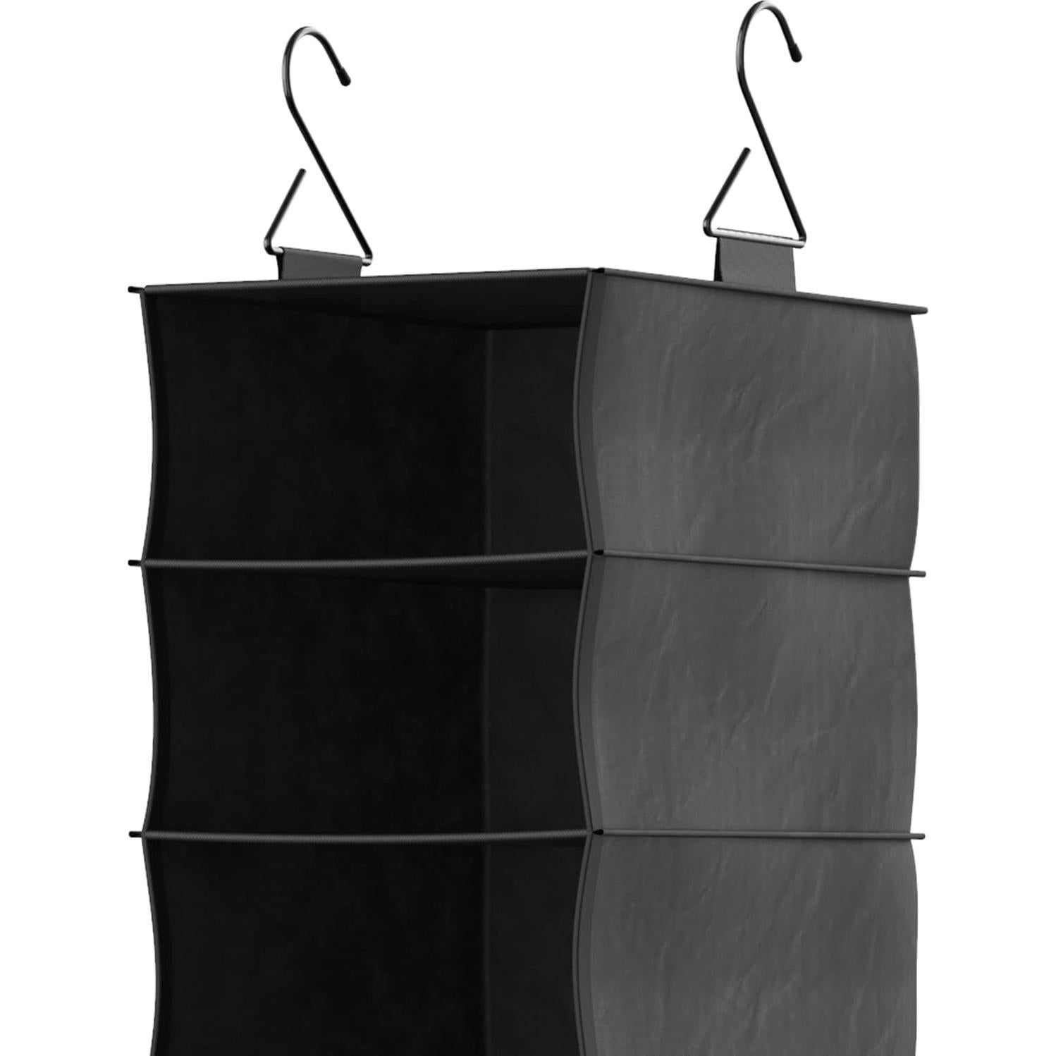 Organizador Colgante de Tela ClosetMaid 10 Estantes Negro