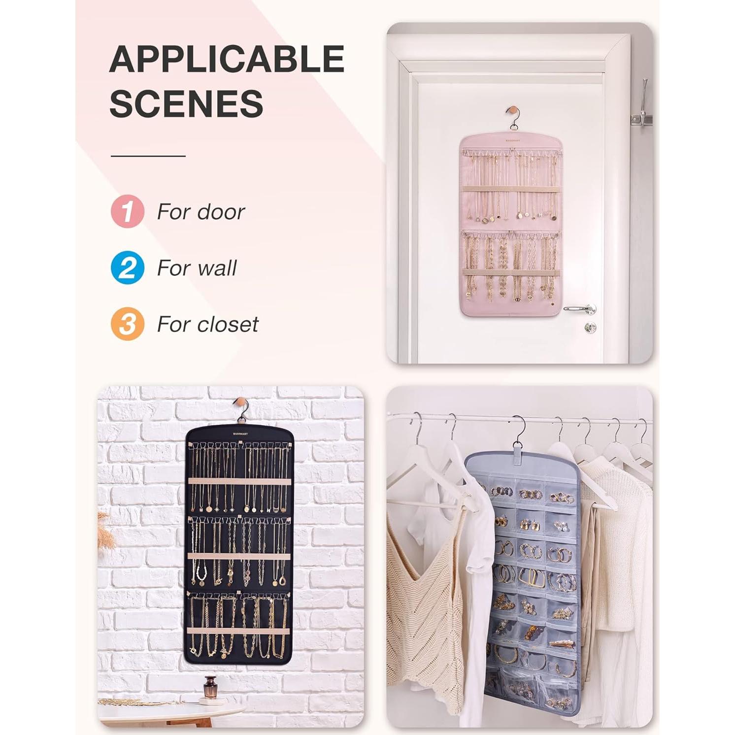 Organizador de Joyería Colgante BAGSMART Grande Negro