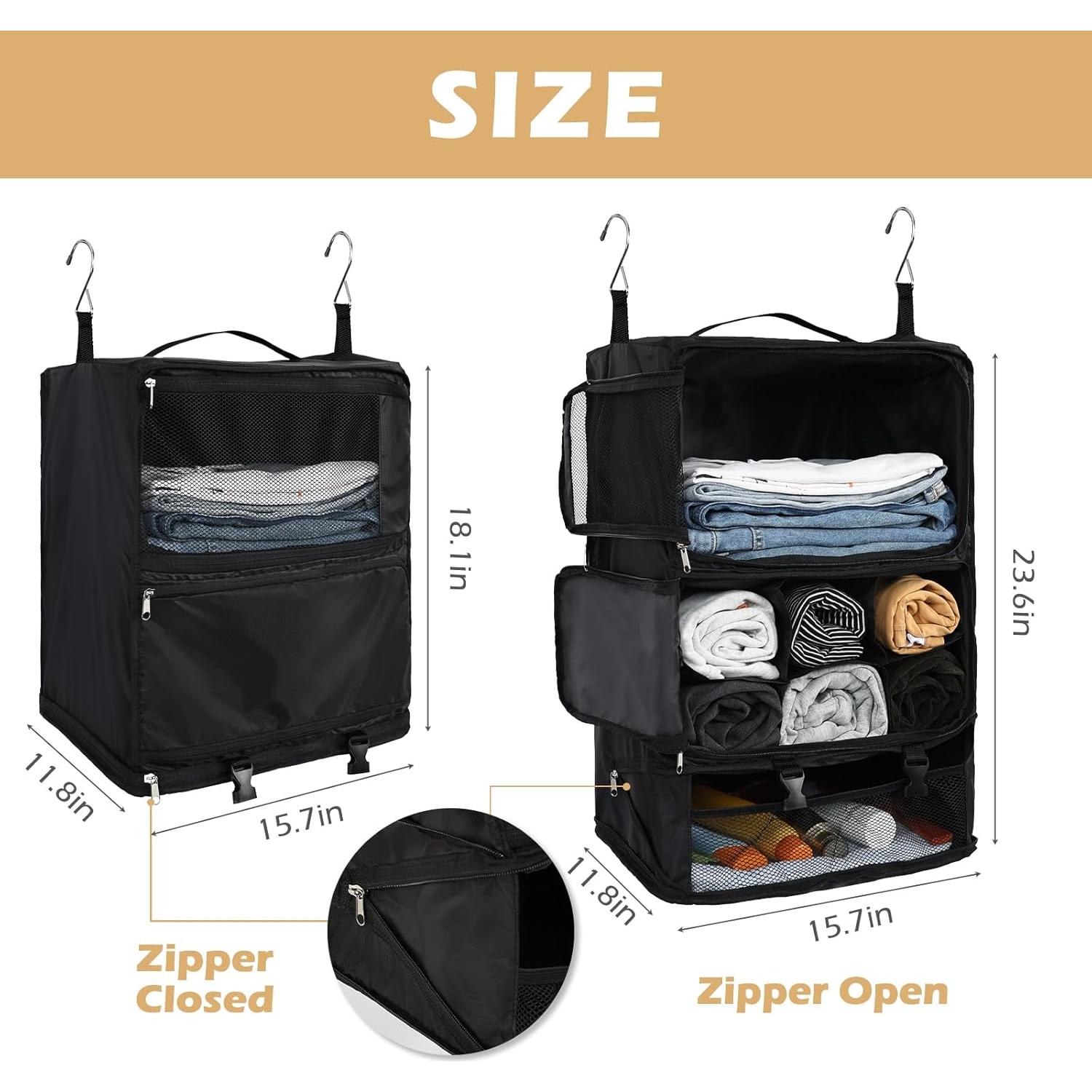 Bolsa de Almacenamiento Colgante Surblue XXL Negro Impermeable