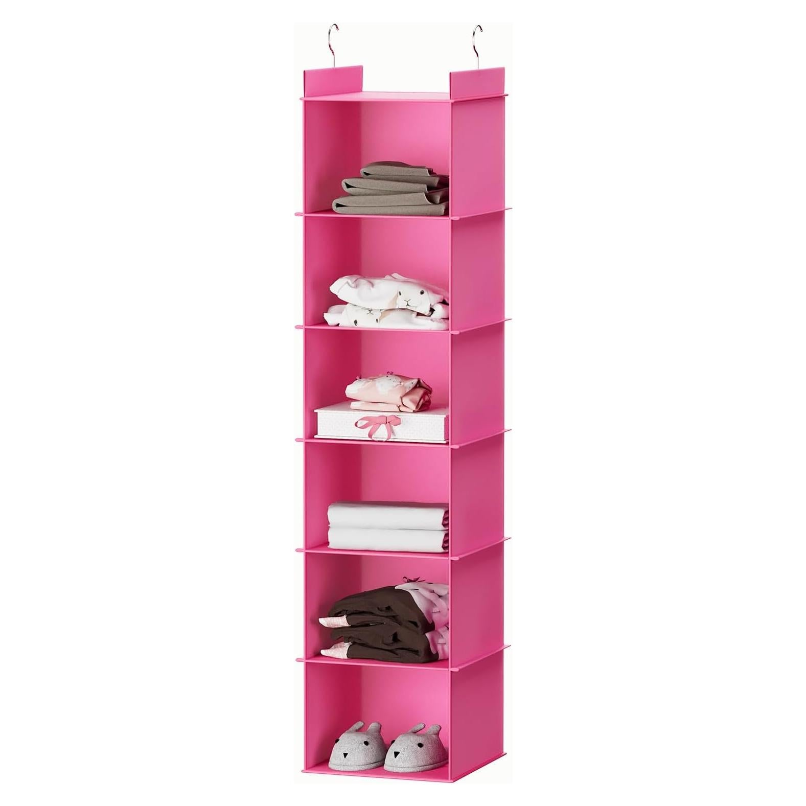 Organizador de Closet Colgante YOUDENOVA 6 Niveles Rosa