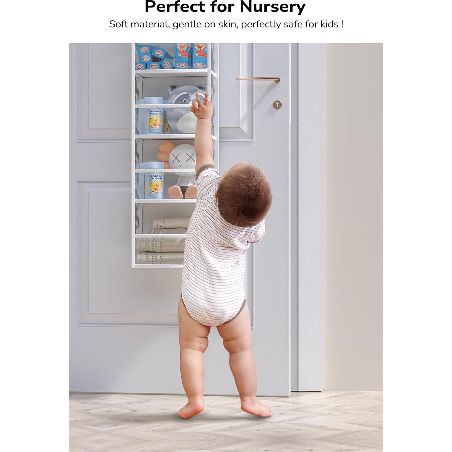 Organizador colgante ALLTIDYUP 7 estantes transparente 101.6 cm