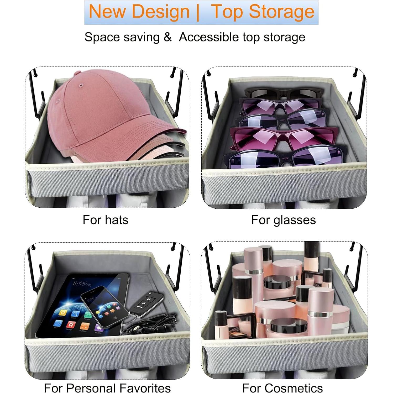 Organizador Colgante de Zapatos Roomtalk 10 Estantes Gris