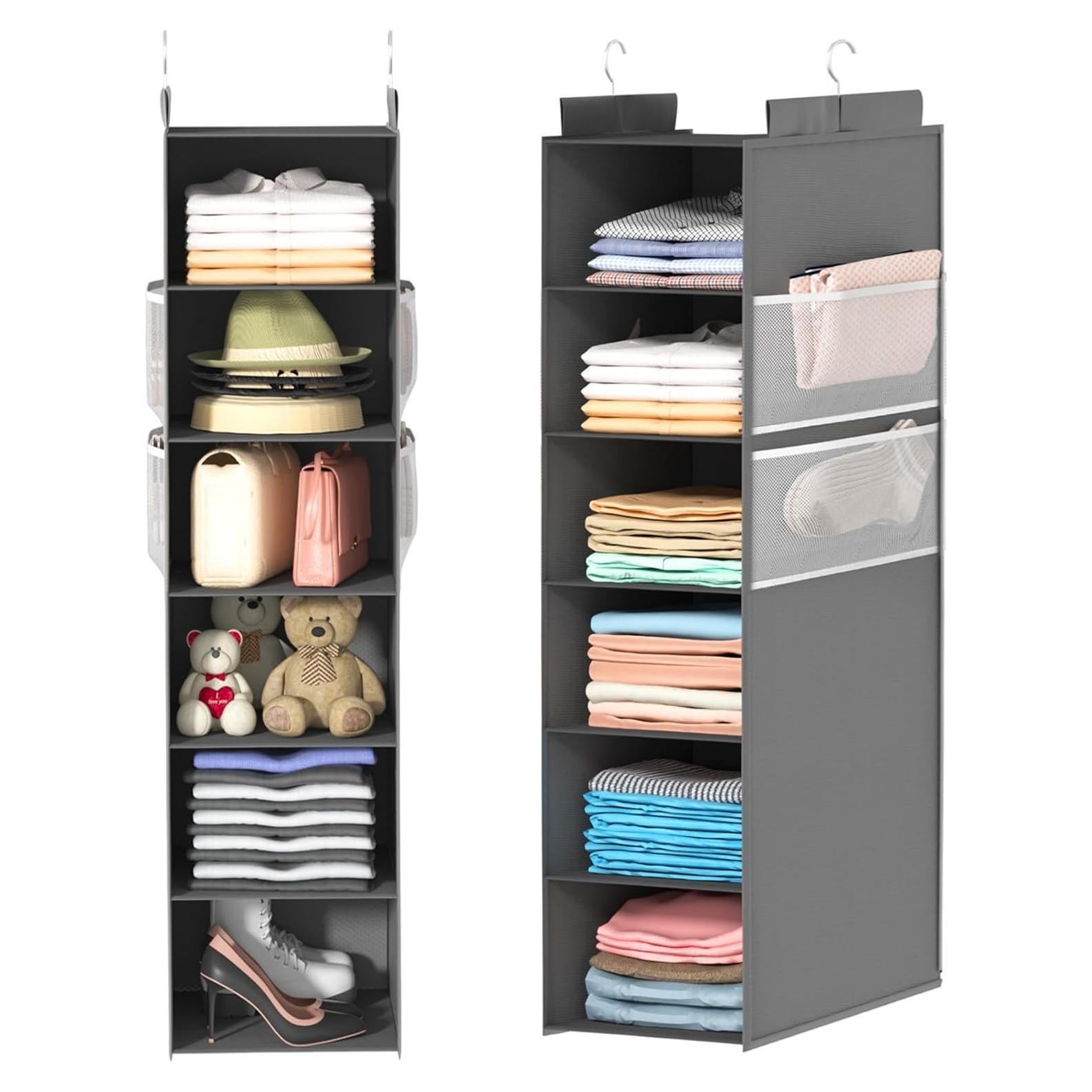Organizador Colgante ALLTIDYUP con 6 Estantes y 4 Bolsillos Malla