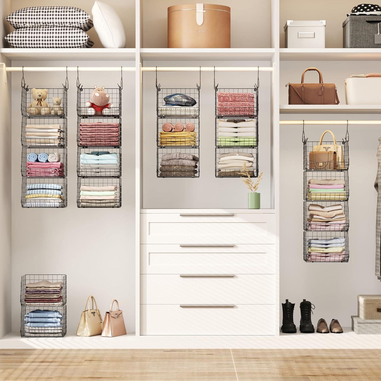 Organizador Colgante de Closet X-cosrack 4 Niveles Metal