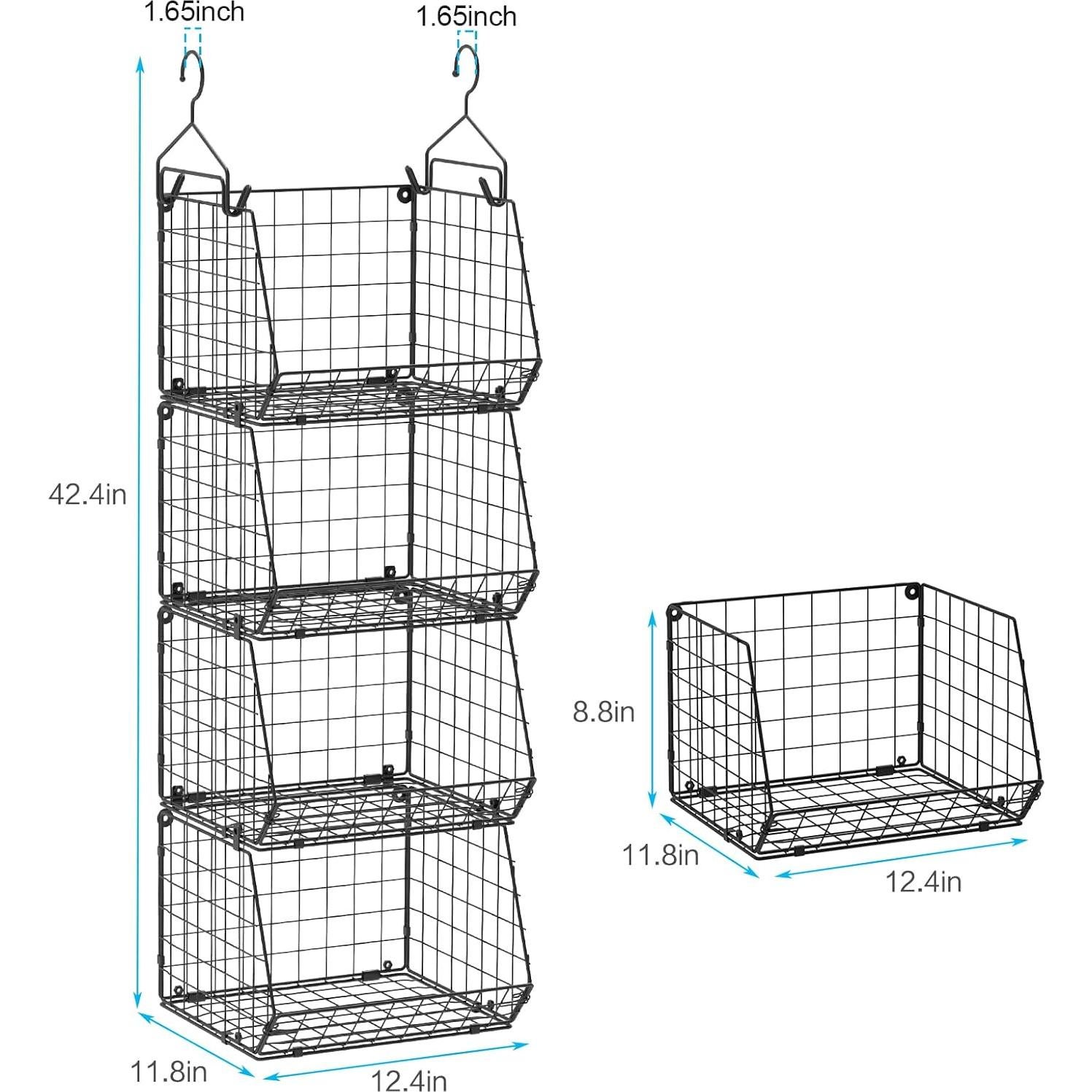 Organizador Colgante de Closet X-cosrack 4 Niveles Metal