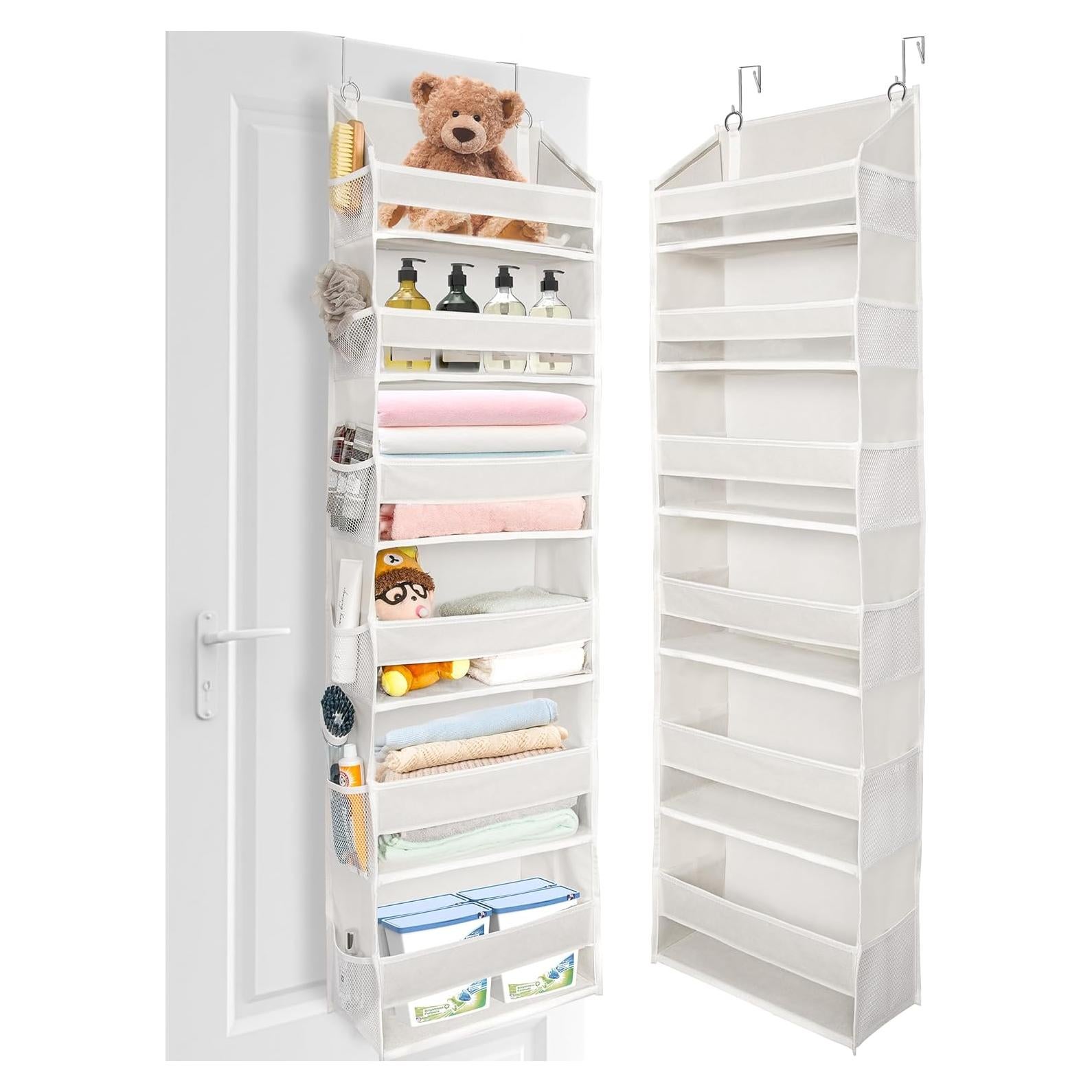 Organizador Colgante ULG sobre Puerta 6 Bolsillos Beige 22.68kg
